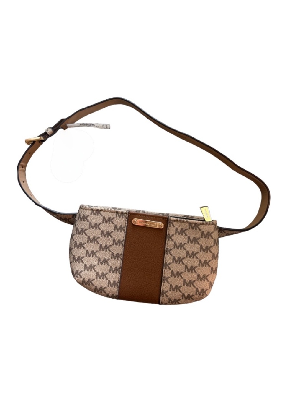 ✨ NWT Michael Kors Signature Logo Center Stripe Belt Bag Fanny Pack - Size S/M ✨ - Picture 3 of 16